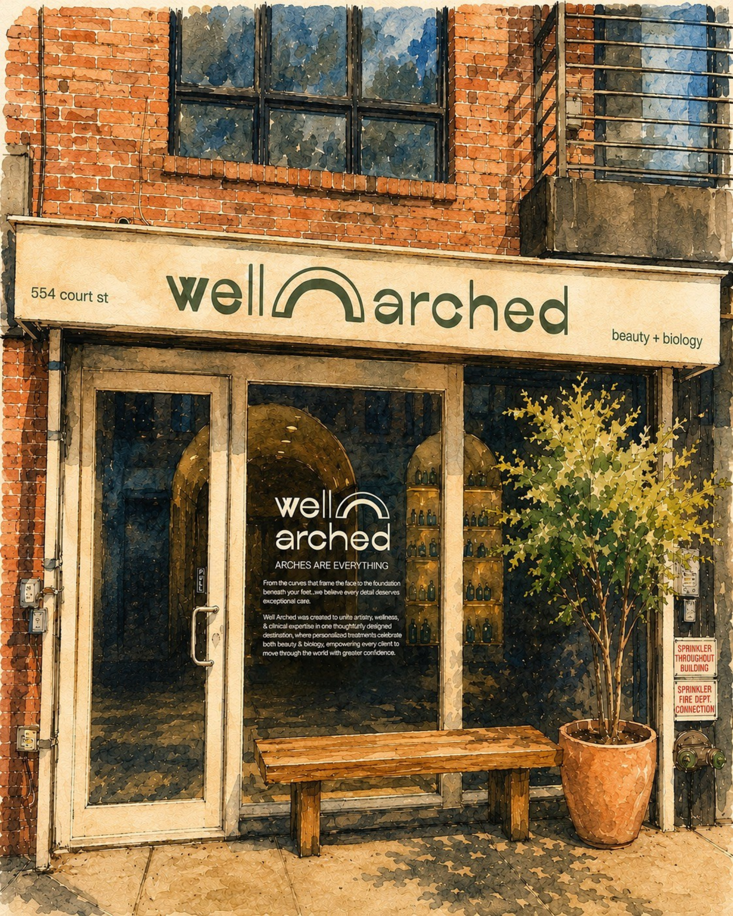 ARTISITC RENDERING OF WELL ARCHED LOCATION